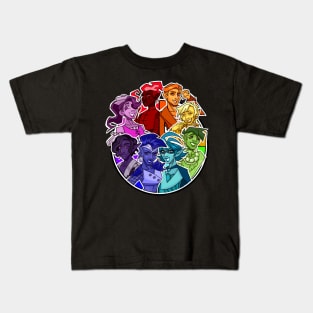 D20 Color Wheel Kids T-Shirt